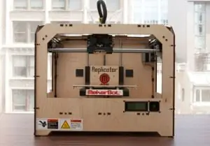 деревянный 3D-принтер makerbot деревянный 3D-принтер makerbot