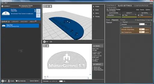 3D-печать MatterControl 3D-печать MatterControl
