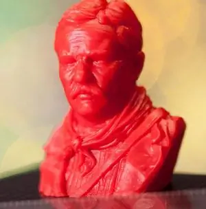 Тедди Рузвельт, напечатанный на 3D-принтере Тедди Рузвельт, напечатанный на 3D-принтере