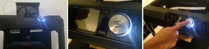 Кнопка 3D-печати Replicator 5-го поколения Кнопка 3D-печати Replicator 5-го поколения