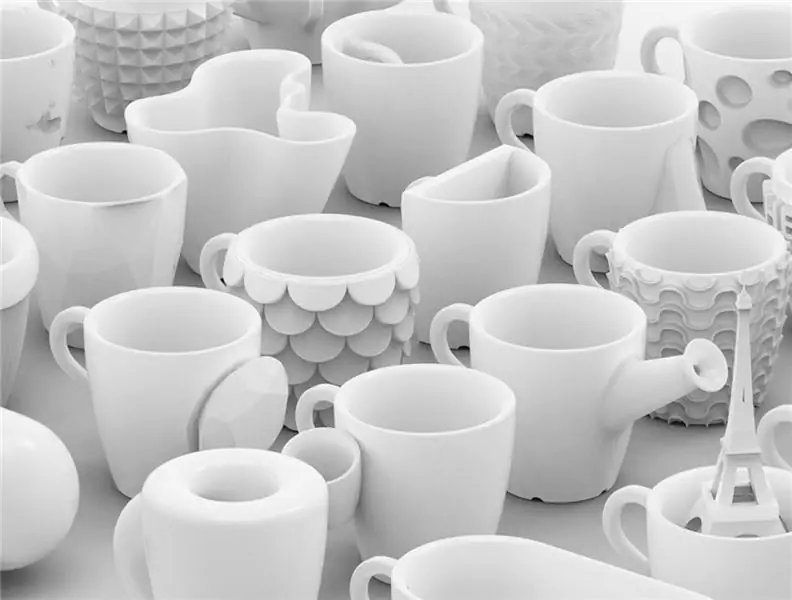 3D-печать 30 чашек всех дизайнов 3D-печать 30 чашек всех дизайнов
