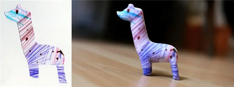 3D-печатные существа из мелков 3D-печатные существа из мелков