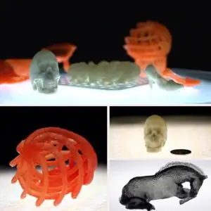 3D-печатные объекты на 3D-принтере Elemental SLA 3D-печатные объекты на 3D-принтере Elemental SLA