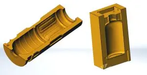 3D-модель для 3D-печатной выдувной формы 3D-модель для 3D-печатной выдувной формы