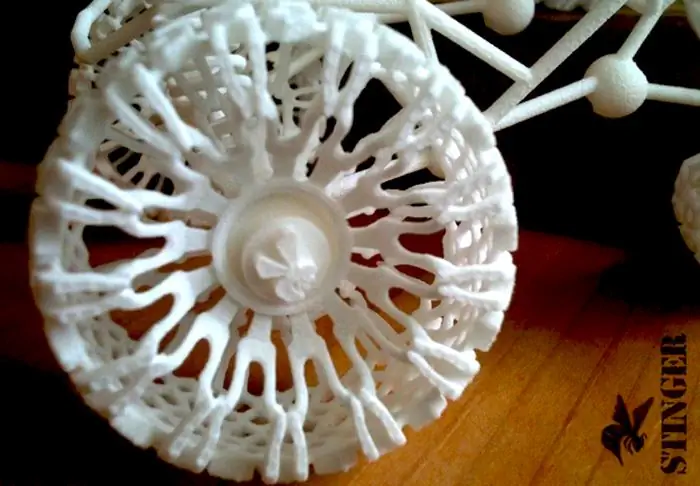 Распечатанное на 3D-принтере колесо Rock Crawler Wheel с негативным пространством Распечатанное на 3D-принтере колесо Rock Crawler Wheel с негативным пространством
