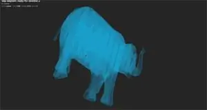 3D-печатный слон 3D-печатный слон