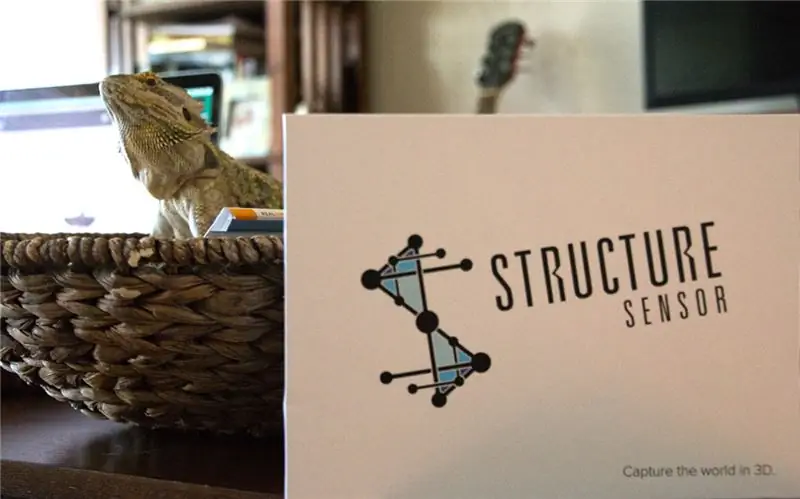 shante со структурным датчиком для 3D-сканирования и 3D-печати