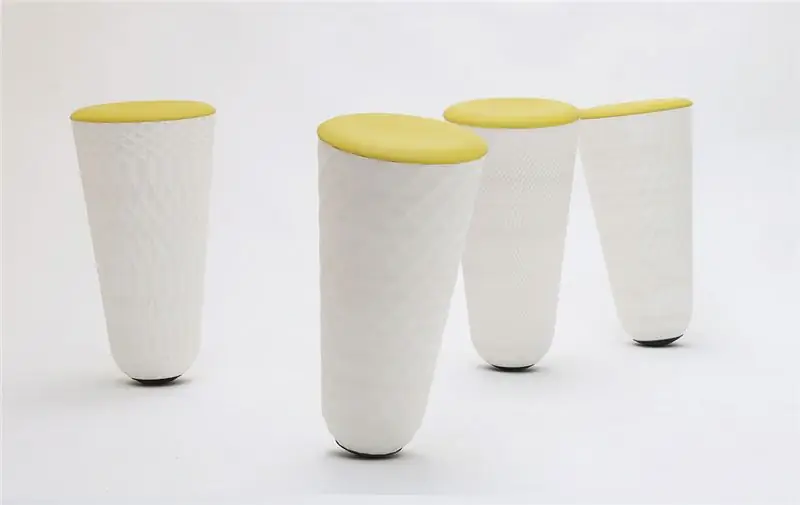 инъекционные 3d печатные табуретки