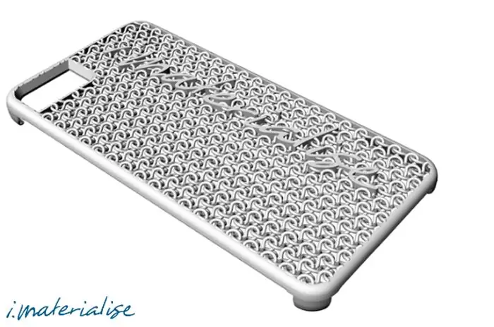 Напечатанный на 3D-принтере чехол для iPhone 6 от i.materialise Напечатанный на 3D-принтере чехол для iPhone 6 от i.materialise