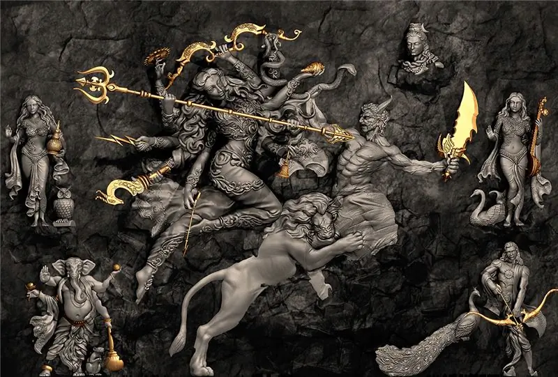 MCor Durga Idol 3D полиграфия MCor Durga Idol 3D полиграфия