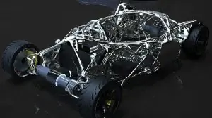 Концепт-шасси Xiphias с дизайном 3D-печати Концепт-шасси Xiphias с дизайном 3D-печати