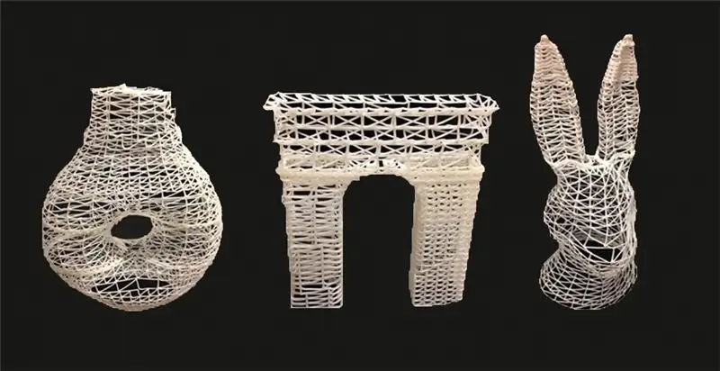 несколько объектов, напечатанных на 3D-принтере несколько объектов, напечатанных на 3D-принтере