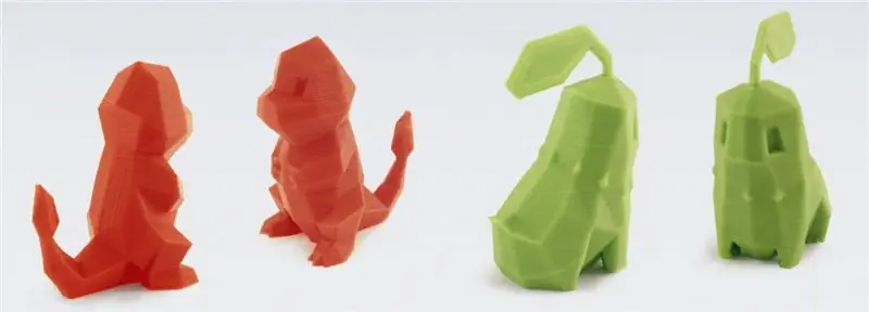 3D печать низкополигональных покемонов 3D печать низкополигональных покемонов