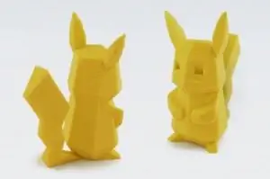 3D печать низкополигональных покемонов 3D печать низкополигональных покемонов