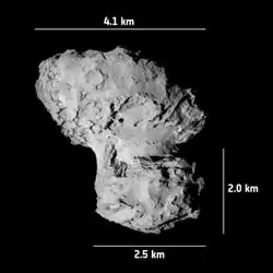 Комета 67P/C-G, предназначенная для 3D-печати ЕКА