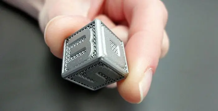 3D-системы металлический 3D-печатный логотип 3D-системы металлический 3D-печатный логотип
