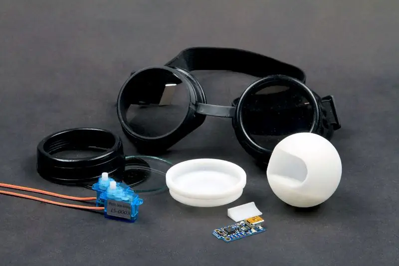 Adafruit распечатал на 3D-принтере детали гугли глаз Adafruit распечатал на 3D-принтере детали гугли глаз