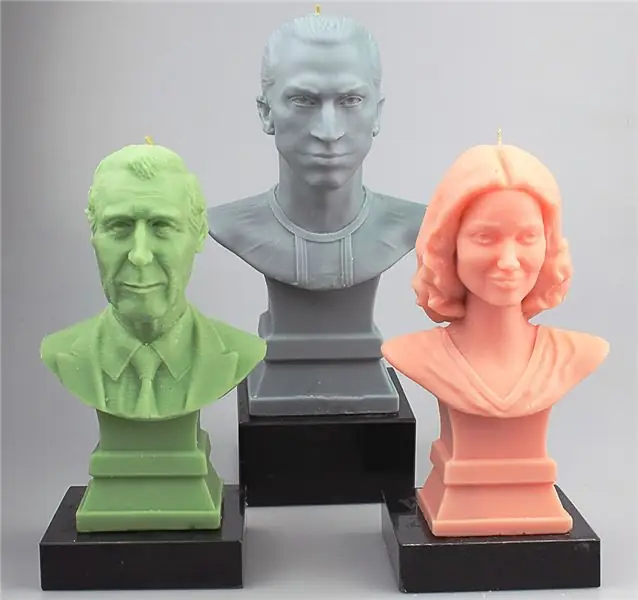3D печатные свечи mini you 3D печатные свечи mini you