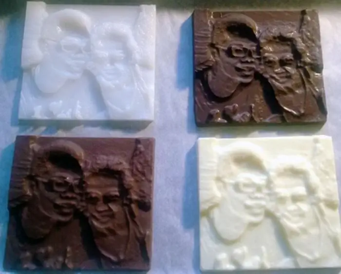 3D печатные формы для шоколадных конфет chocoform