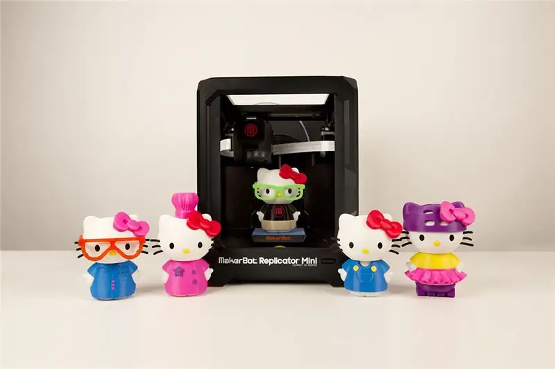 MakerBot_Hello_Kitty 3D печать MakerBot_Hello_Kitty 3D печать
