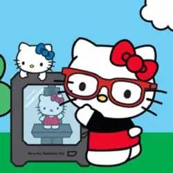 MakerBot отмечает 40-летие Hello Kitty