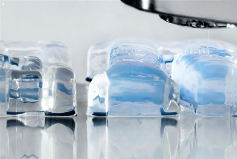 Силиконовый 3D-принтер wacker, крупный план