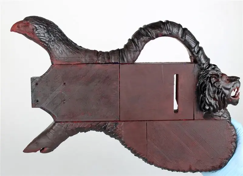 Напечатанная на 3D-принтере задняя часть гитары 4theswarm