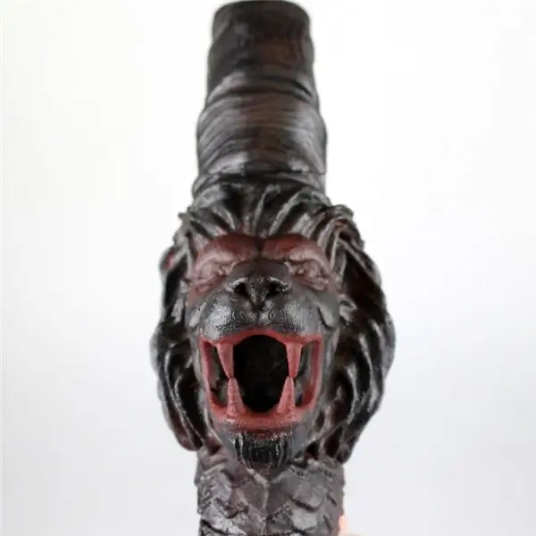 Напечатанный на 3D-принтере гитарный лев 4theswarm