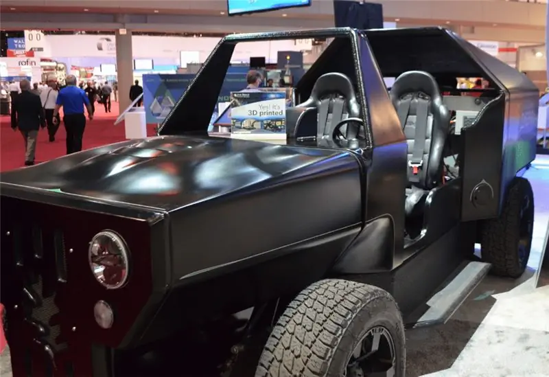 Джип, напечатанный на 3D-принтере Oak Ridge National Labs.