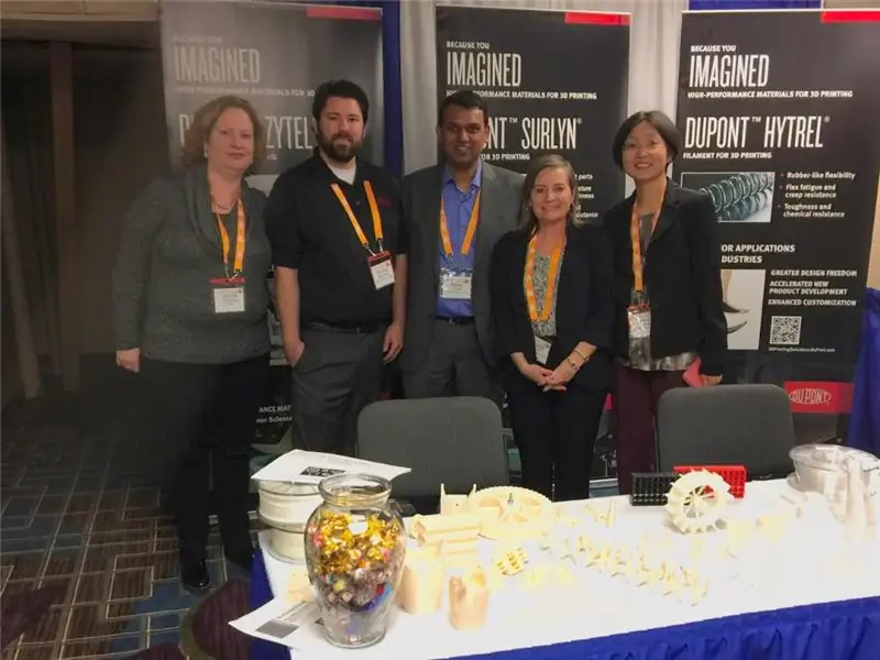 На этой неделе DuPont продемонстрировала материалы для 3D-печати на выставке AMUG.