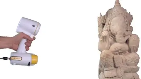 Очистите 3D-сканирование ряда объектов с различными поверхностями и текстурами.