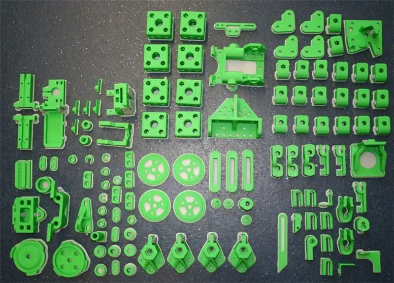 3D-печатные детали для первого Darwin RepRap.