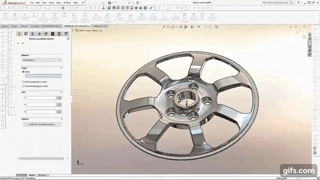 CAMWorks 2018 в SOLIDWORKS CAM. Клип через HCL Technologies