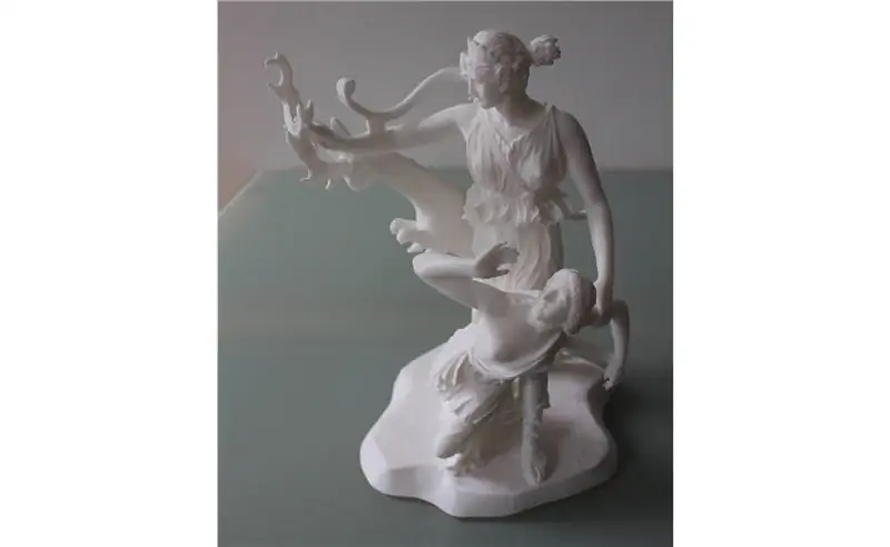 Скульптурная гравюра Артемиды и Ифигении.