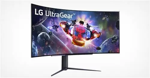 45-дюймовый изогнутый OLED-монитор LG предназначен для работы и развлечений