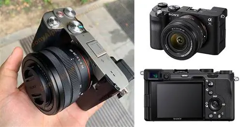 Утечка фотографий Sony a7C демонстрирует полнокадровую камеру с угловым видоискателем
