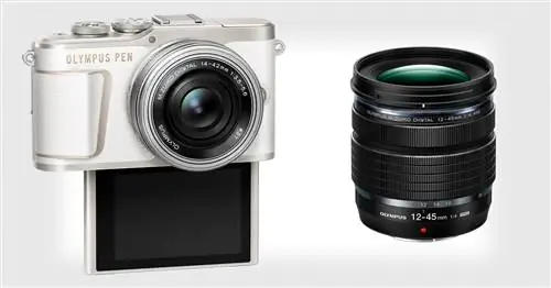 Olympus представляет сверхкомпактный объектив 12–45 мм f/4 PRO и камеру PEN E-PL10