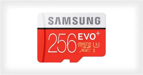 Карта памяти microSD Samsung EVO Plus емкостью 256 ГБ хранит 12 часов видео 4K