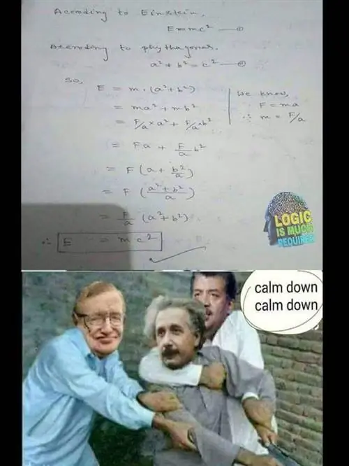 смешные мемы про науку эйнштейн