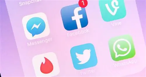 история приложений фейсбук