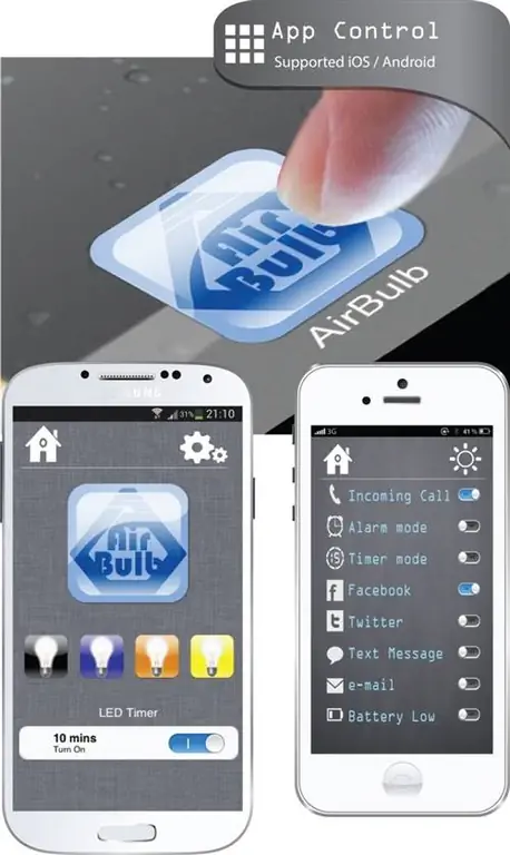 AirBulb - это беспроводная светодиодная лампочка со встроенным динамиком Bluetooth