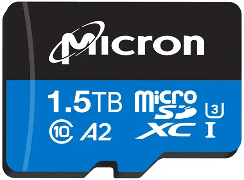 Micron претендует на самую большую в мире карту microSD на 1,5 ТБ