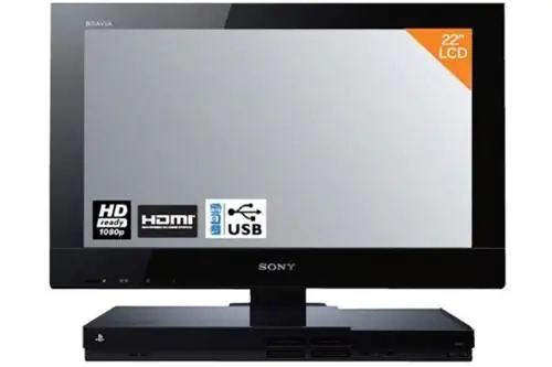 Sony продает телевизор со встроенной PlayStation 2