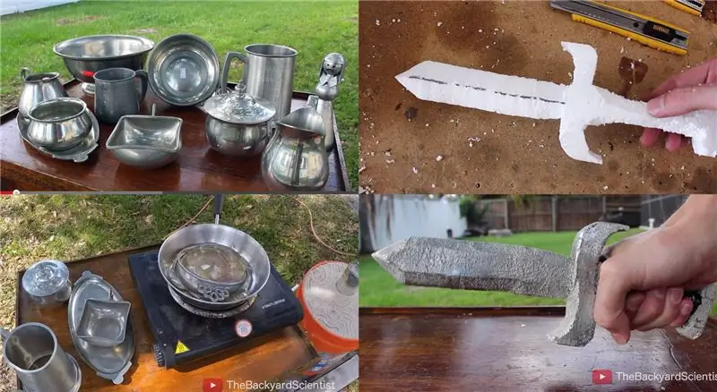 От лома к мечу: отливка олова