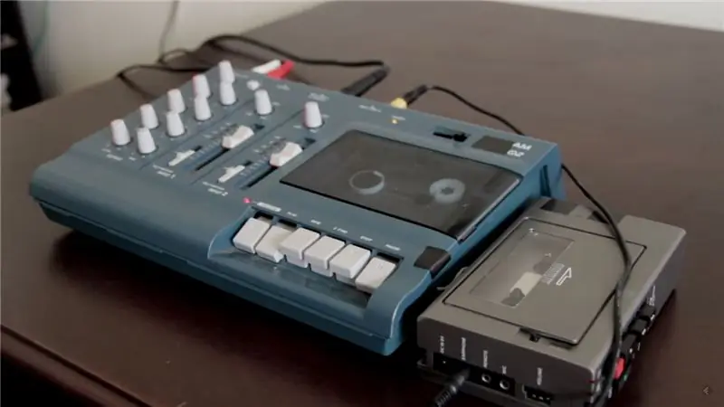 Tape Loop Echo, сделанное с помощью настоящей ленточной петли
