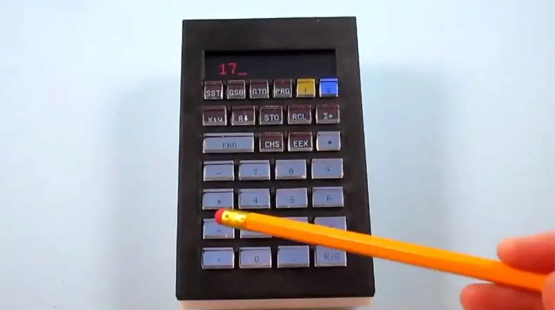 Ретро-дизайн калькулятора с креативным тактильным сенсорным экраном