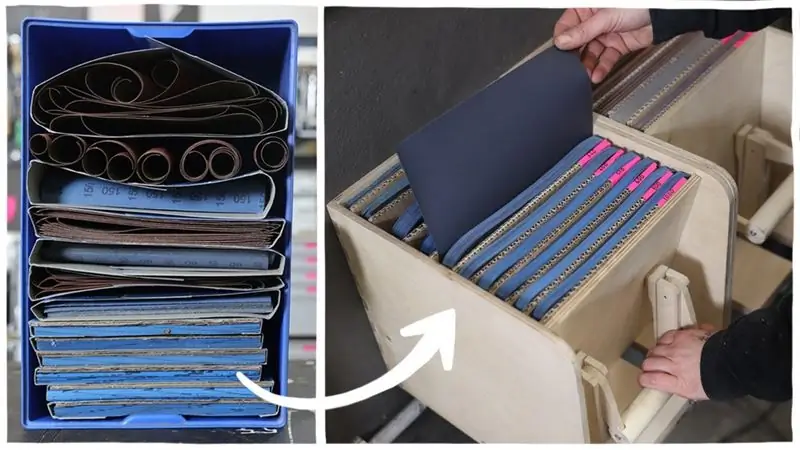 Хранение наждачной бумаги против скручивания впечатляет