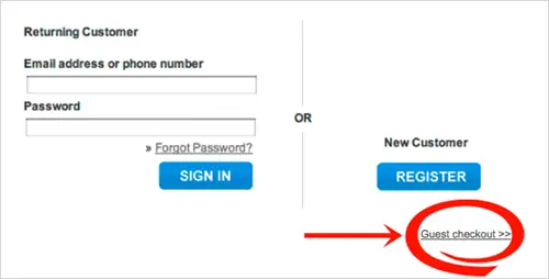 Интерфейс корзины покупок - после