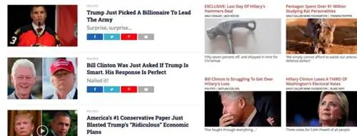 На фото выше: Occupy Democrats (слева) и The Daily Caller (справа)