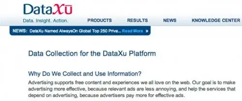 Сбор данных для платформы DataXu DataXu 1 600x252
